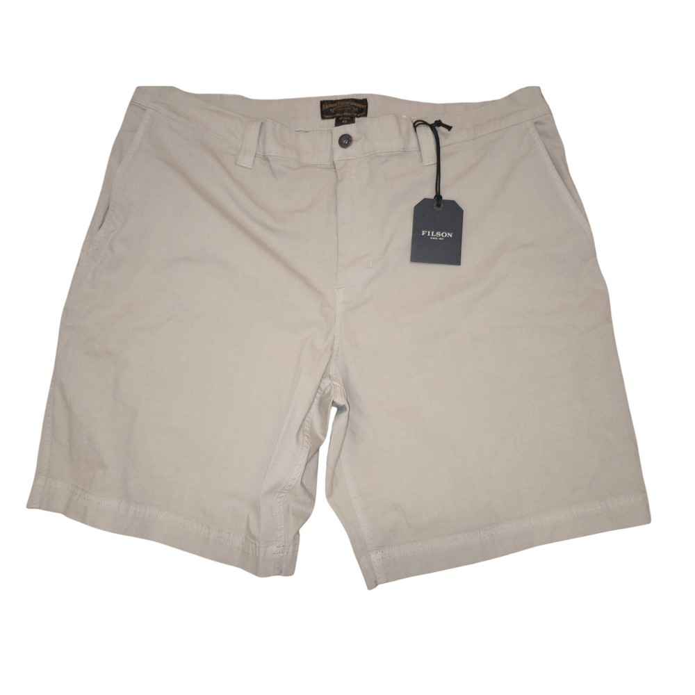Filson Green River Shorts Mens 40 Khaki Tan Cotton Stretch Outdoor Hiking NWT